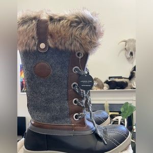 Brand new London Fog water resistant boots for snow and cold size 11